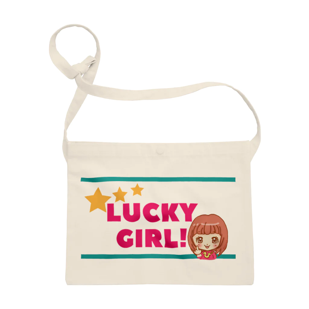 ぴんきぃのお店のLUCKYGIRL！ サコッシュ