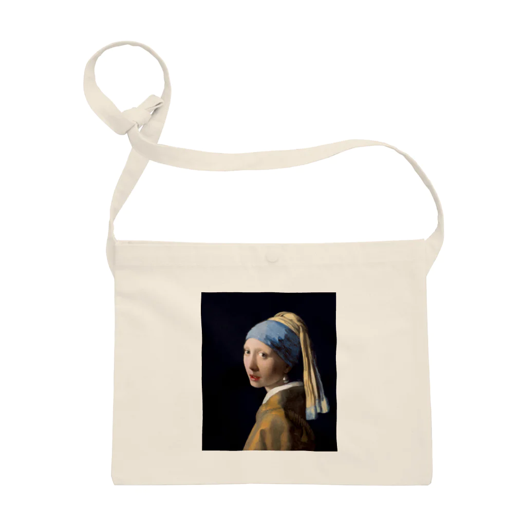 世界美術商店の真珠の耳飾りの少女 / Girl with a Pearl Earring Sacoche