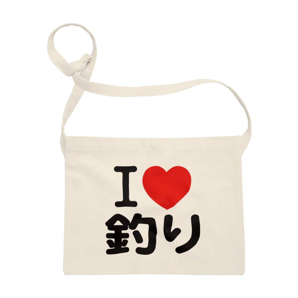 I LOVE SHOPのI LOVE 釣り サコッシュ