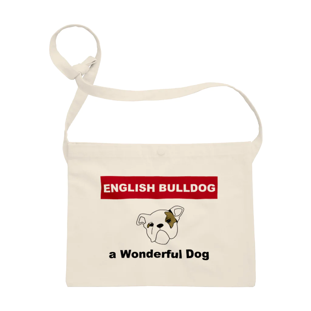 ナミノコ雑貨店のWonderful englishbulldog サコッシュ