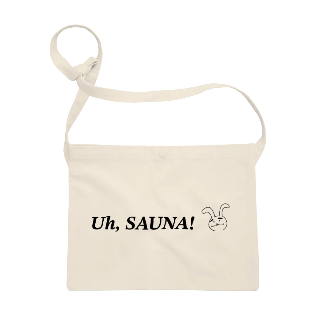 うさ耳サウナハット専門店『Uh, SAUNA!』のUh,SAUNAグッズ サコッシュ