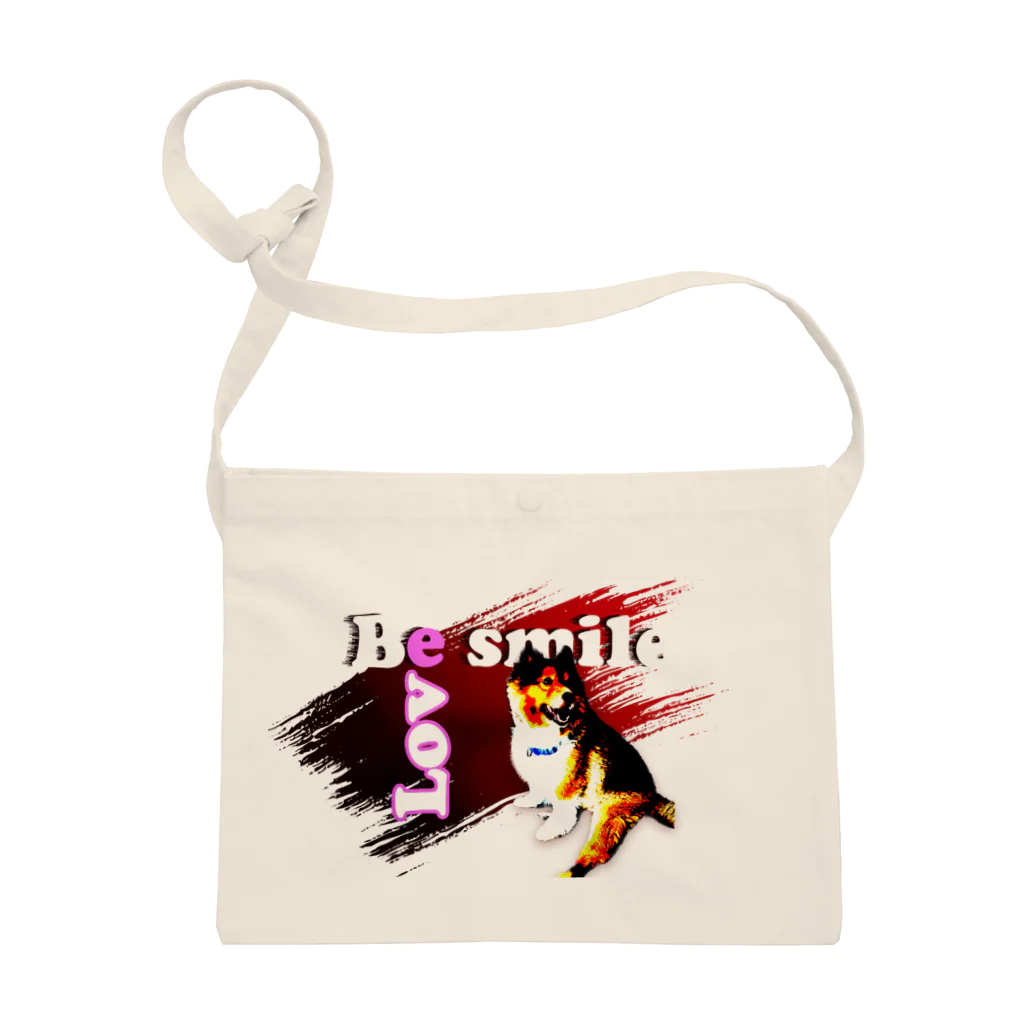 もふもふ犬ソア君SHOPのBe smile♡ サコッシュ