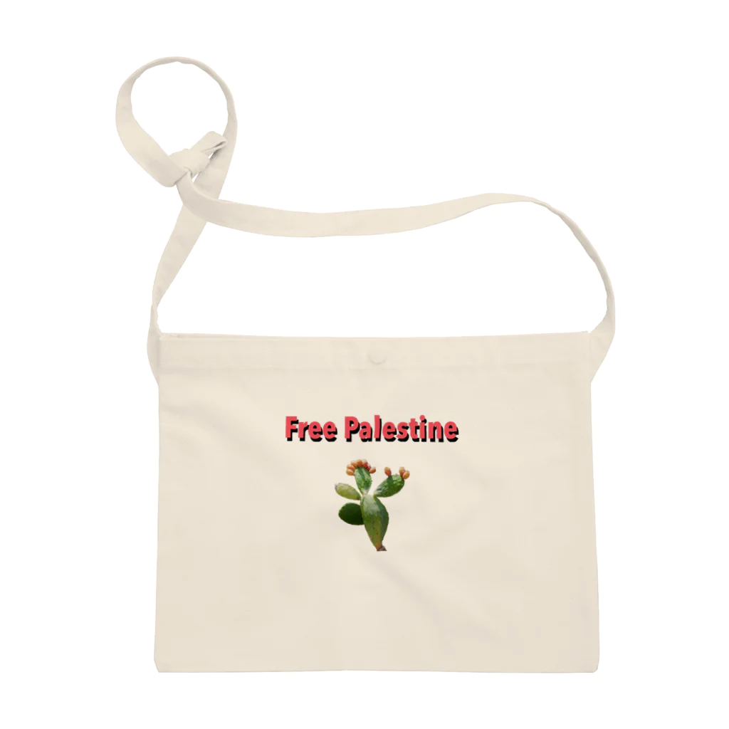 YaHabibi ShopのFree Palestine フリーパレスチナ！ サコッシュ