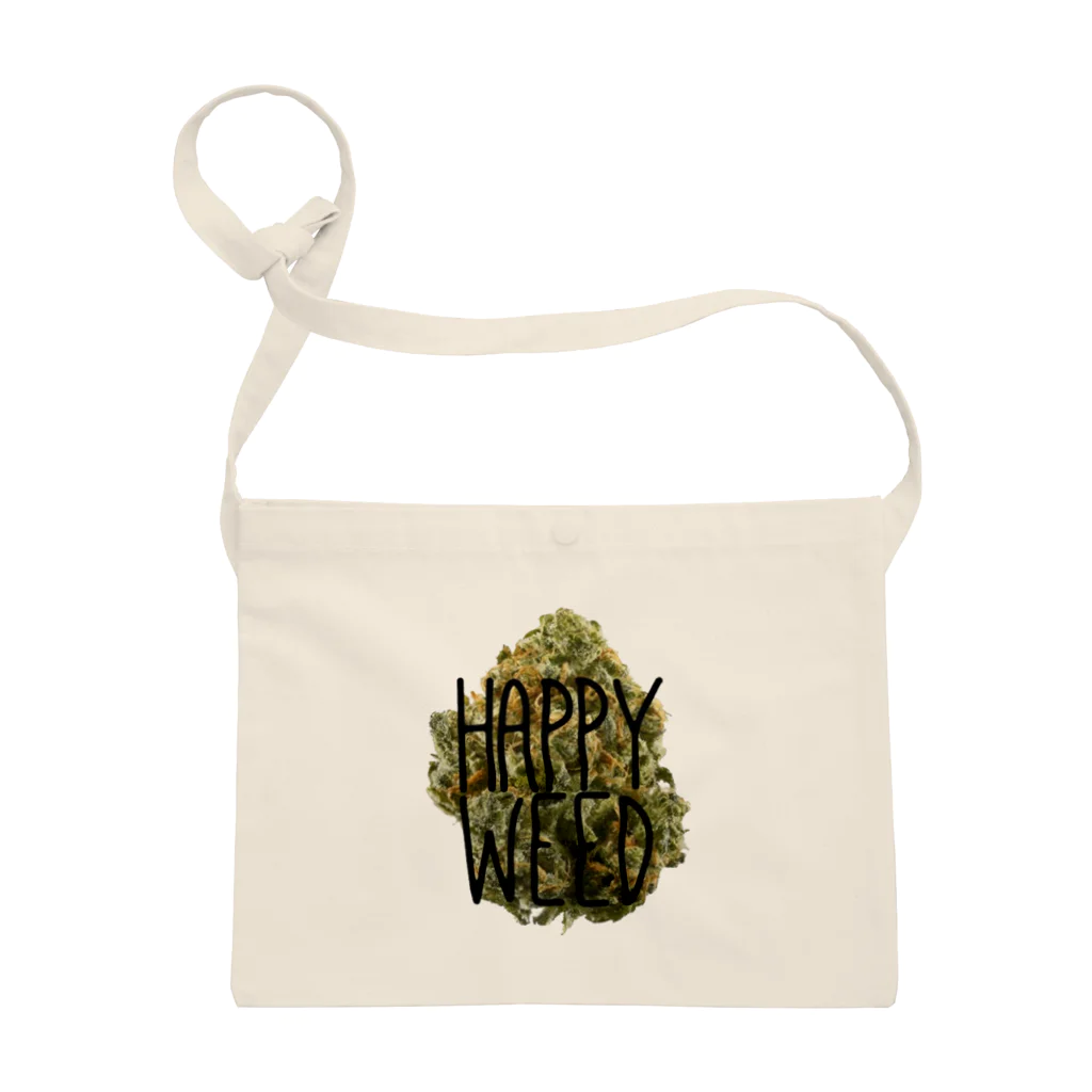 High!?のHAPPY WEED サコッシュ