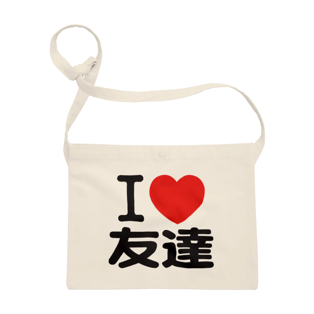 I LOVE SHOPのI LOVE 友達 サコッシュ