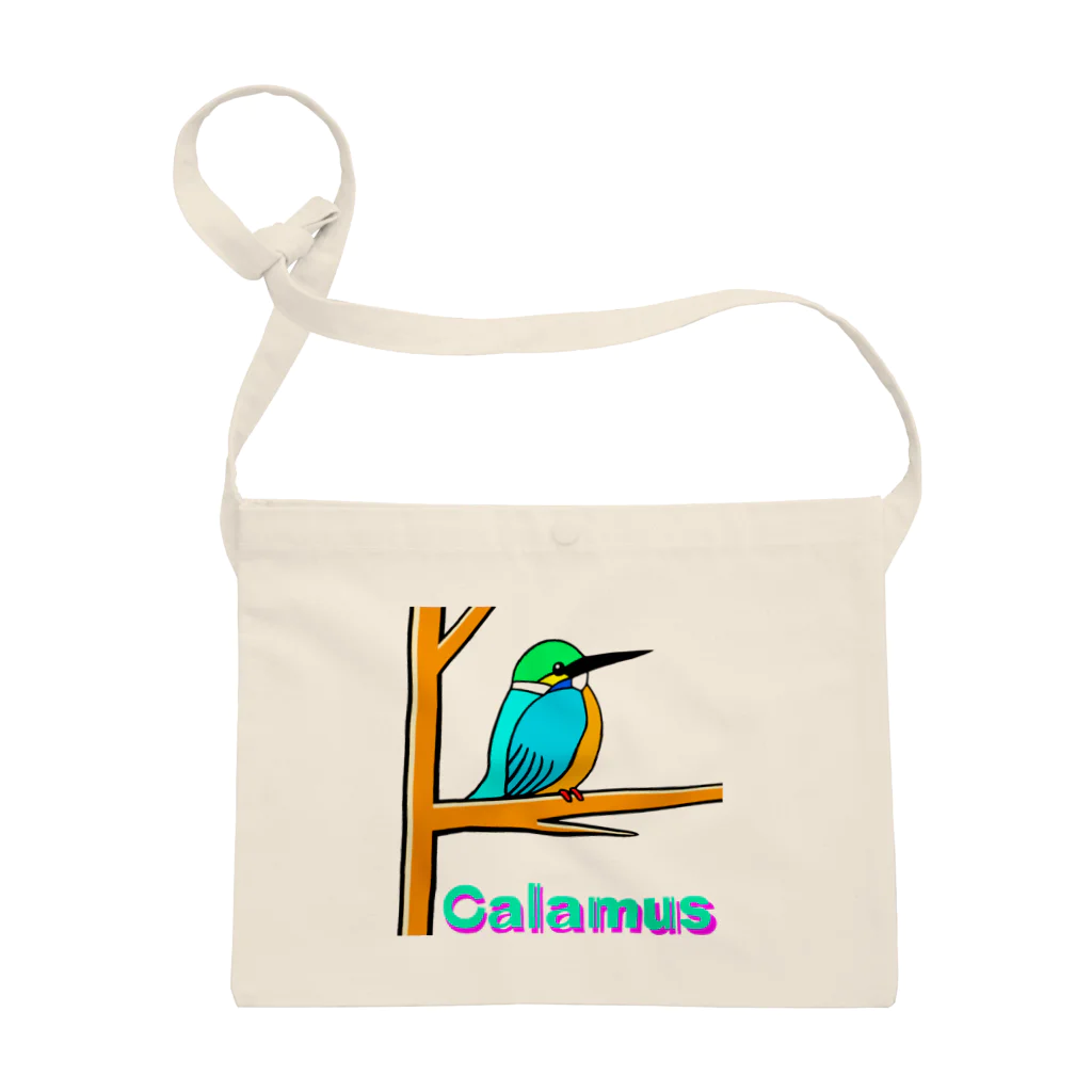 Calamus / カラマスSTORE / SUZURI支店のカワセミが木の枝に！ Sacoche