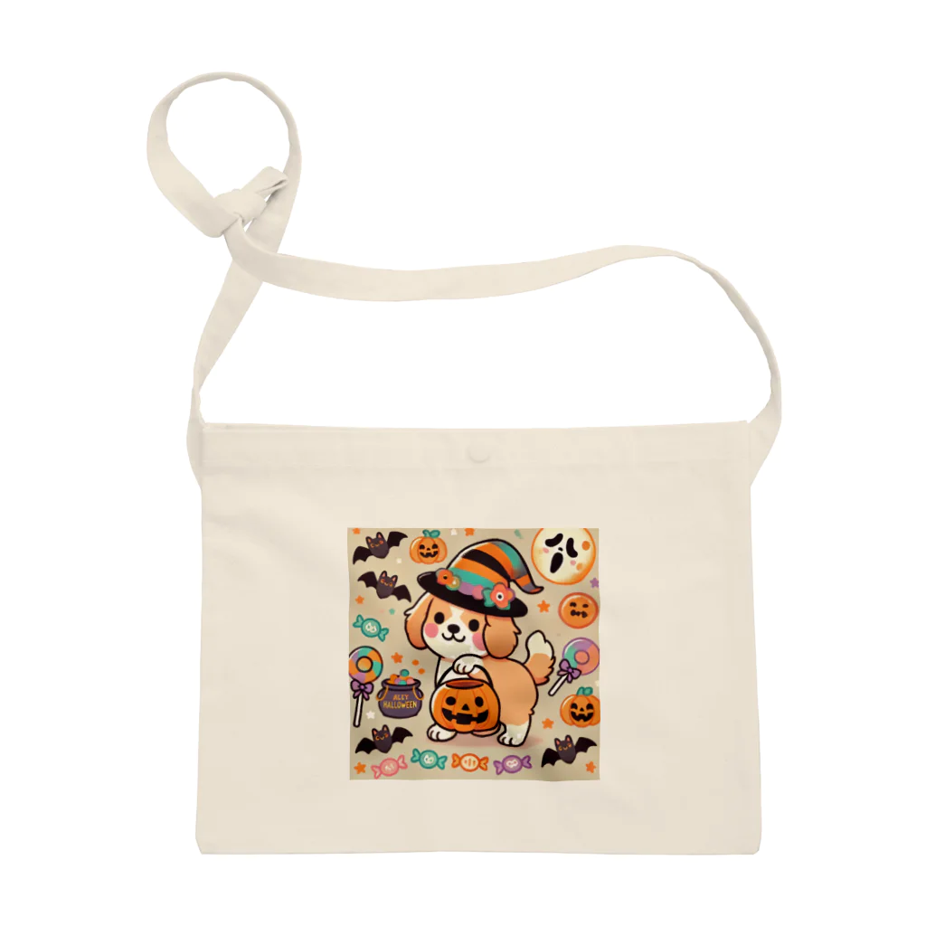 あとりえmignonのハロウィンドッグ Sacoche