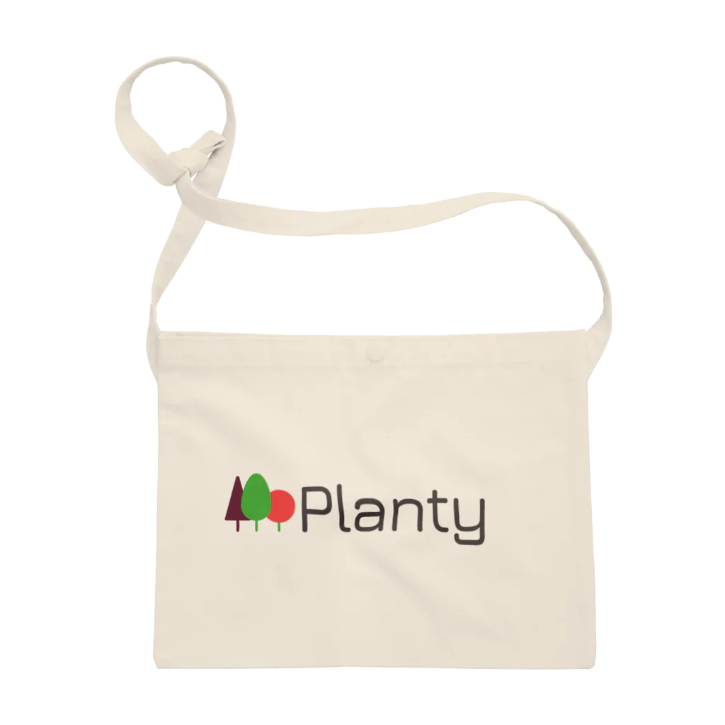 PlantyのPlanty グッズ - 世界を向上させる大麻メディア ”プランティ”のロゴTシャツ サコッシュ