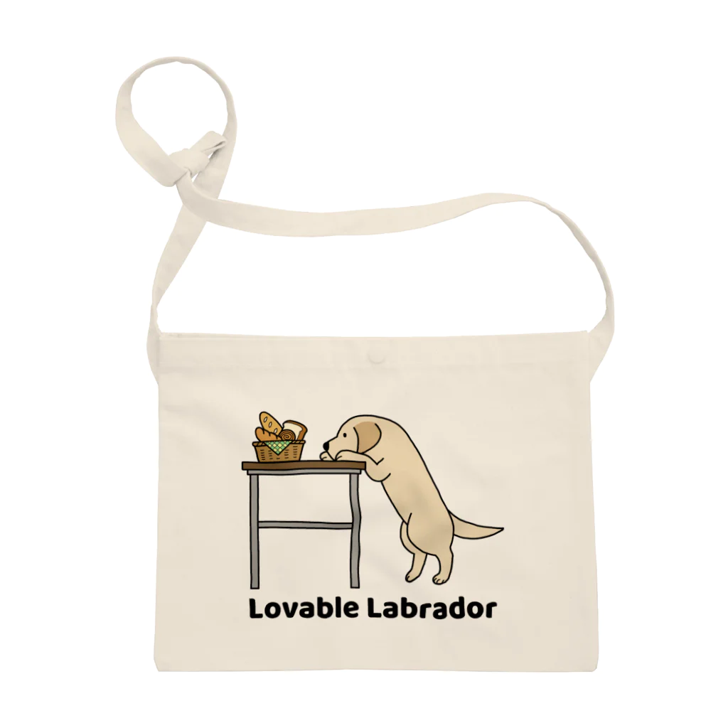 efrinmanのlovable labradorイエロー サコッシュ