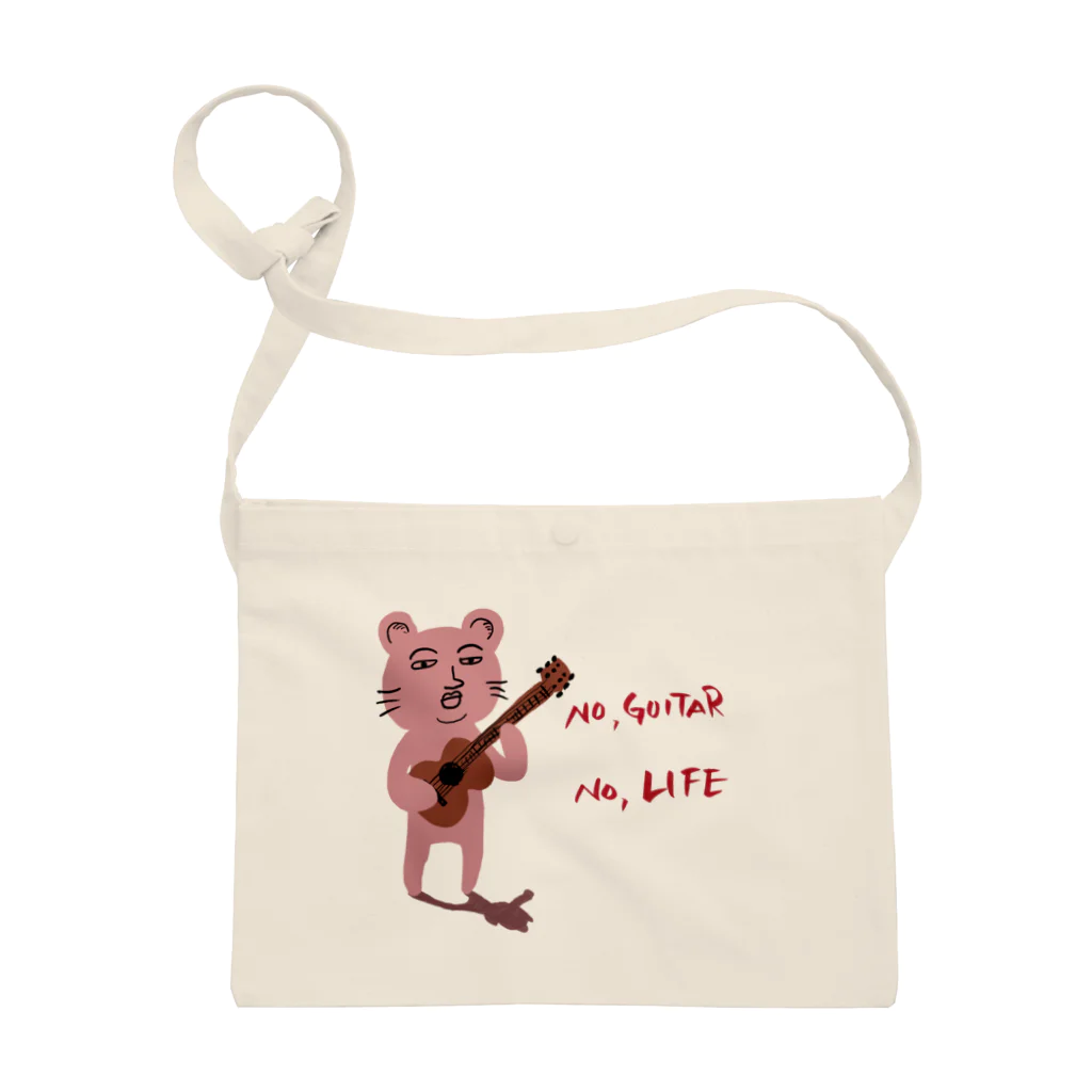 TACAのグッズ売り場のピン君 No Guitar No Life サコッシュ