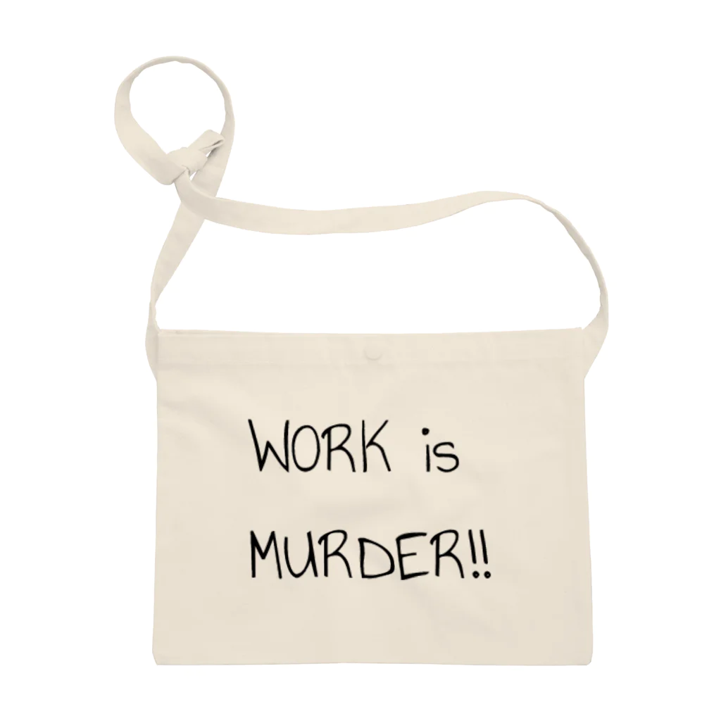 WORK is ...のWORK is Murder!! サコッシュ