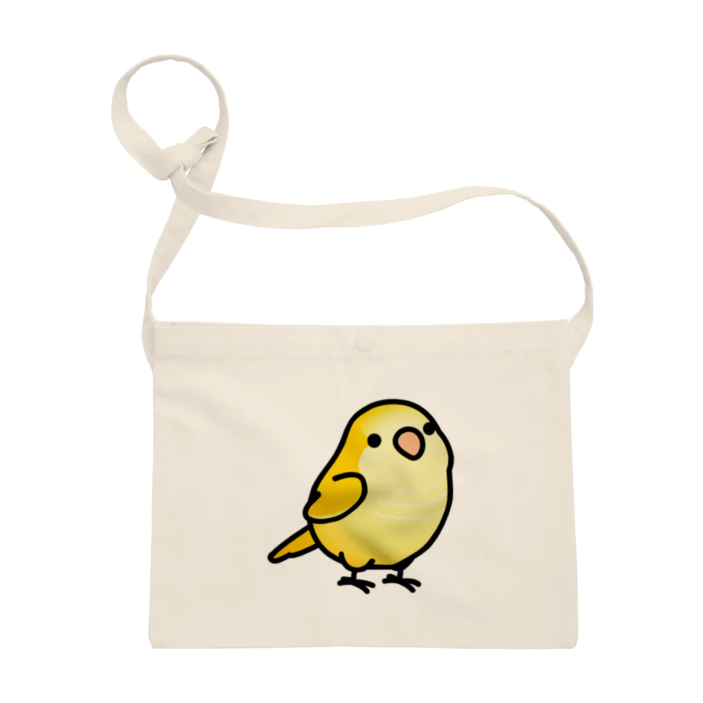 Cody the LovebirdのChubby Bird オキナインコ　イエロー Sacoche