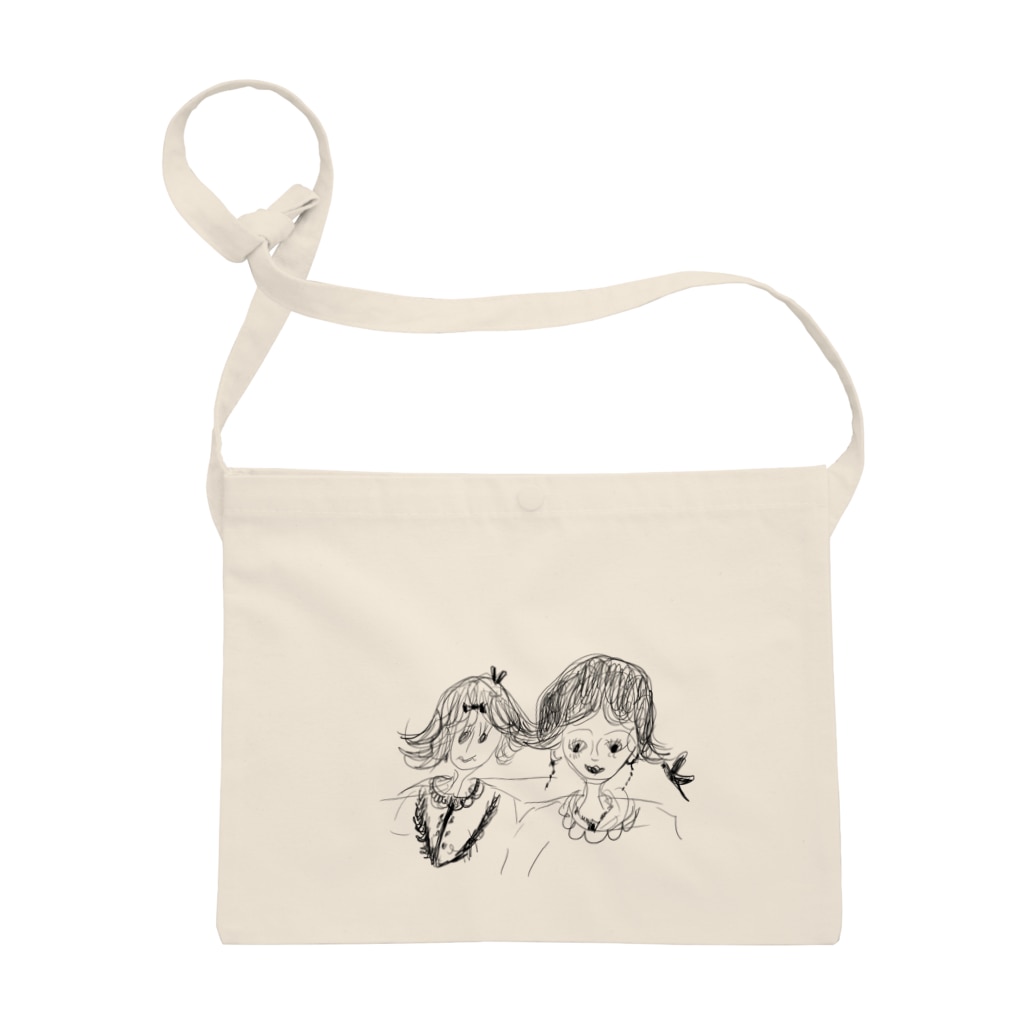 ねぎとろのばあちゃんの絵 Sacoche