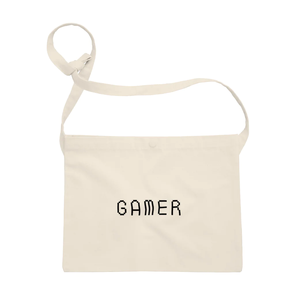 オカド商店のGAMER(黒ロゴ) Sacoche