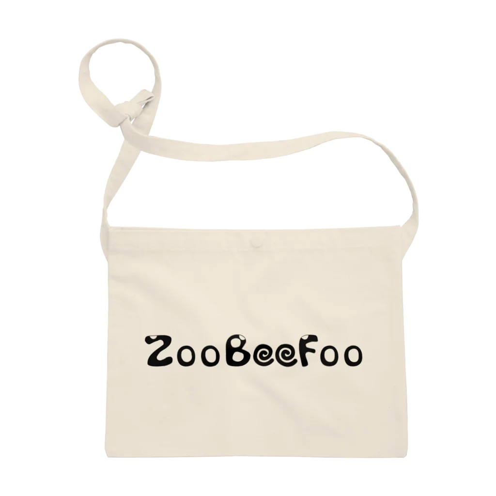 ZooBeeFooのZooBeeFoo黒ロゴ サコッシュ