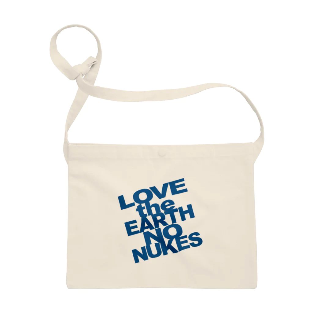 Two Doors Store  (feat.TeamLINKS）の斜めがけ LOVE the EARTH NO NUKES サコッシュ