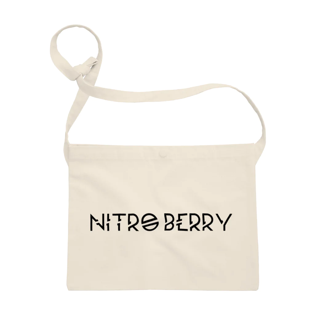 henpeisoku.repのNITRO BERRY LOGO BLACK サコッシュ