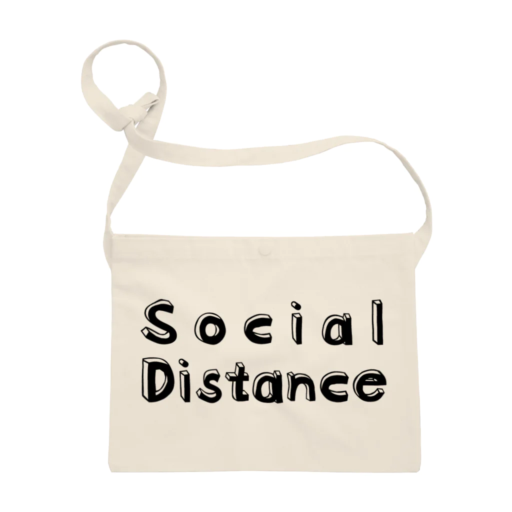 Printのソーシャルディスタンス / socialdistance サコッシュ