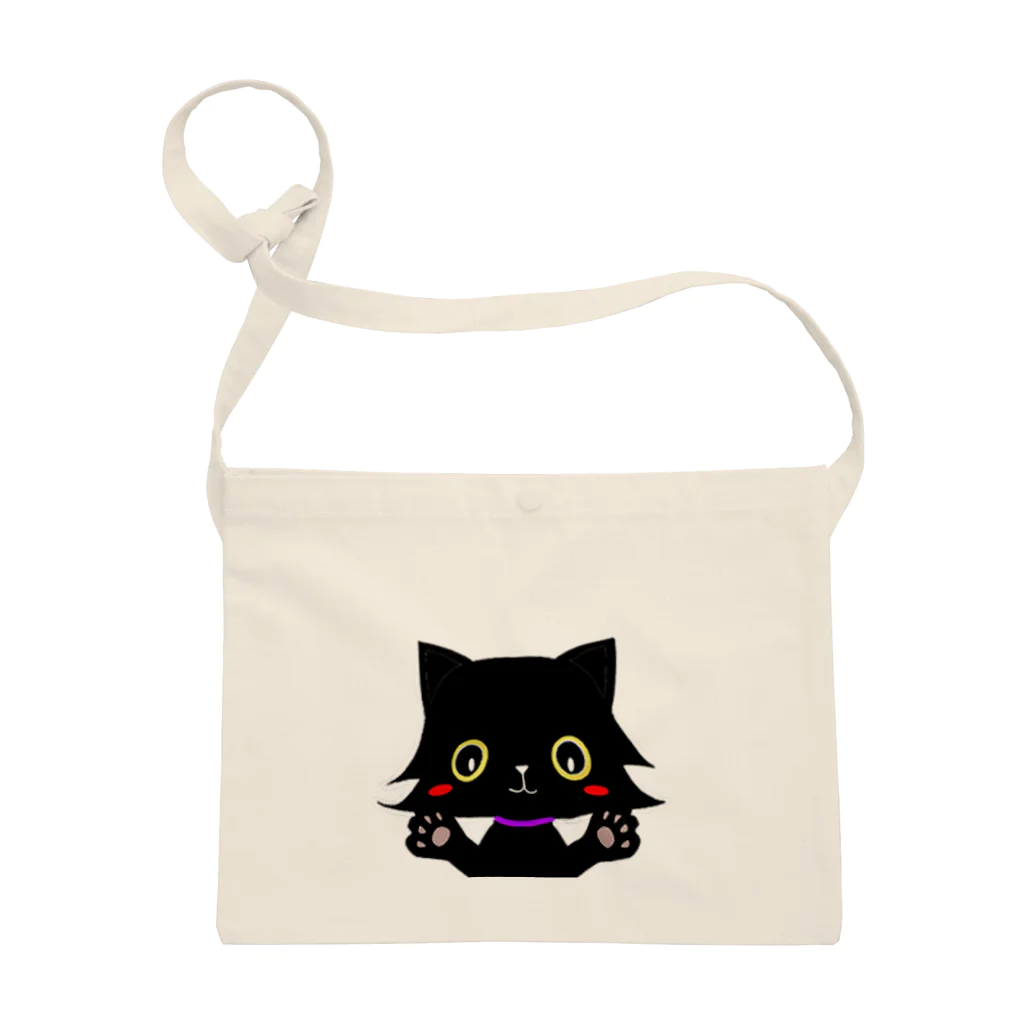 Myalmoの黒猫グッズ01 Sacoche