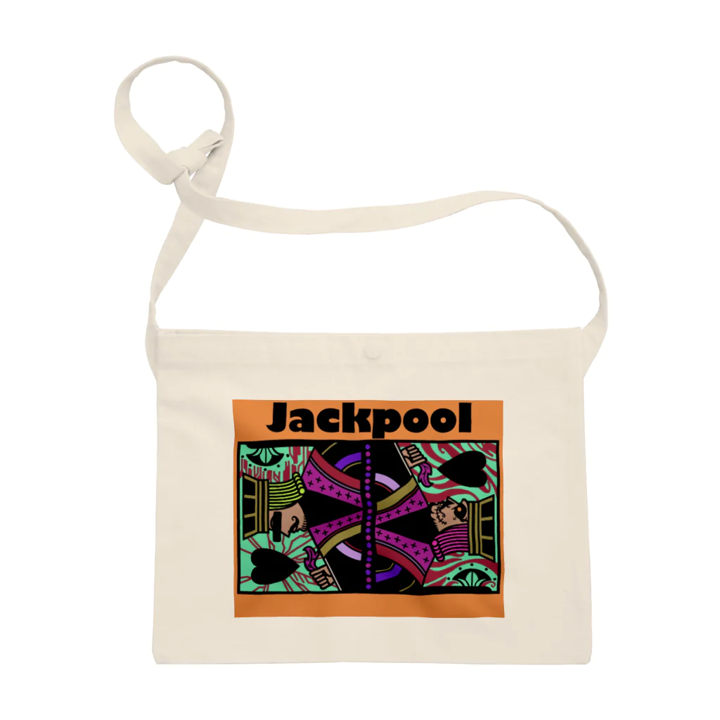 Jackpool のJackpoolトランプ柄 サコッシュ