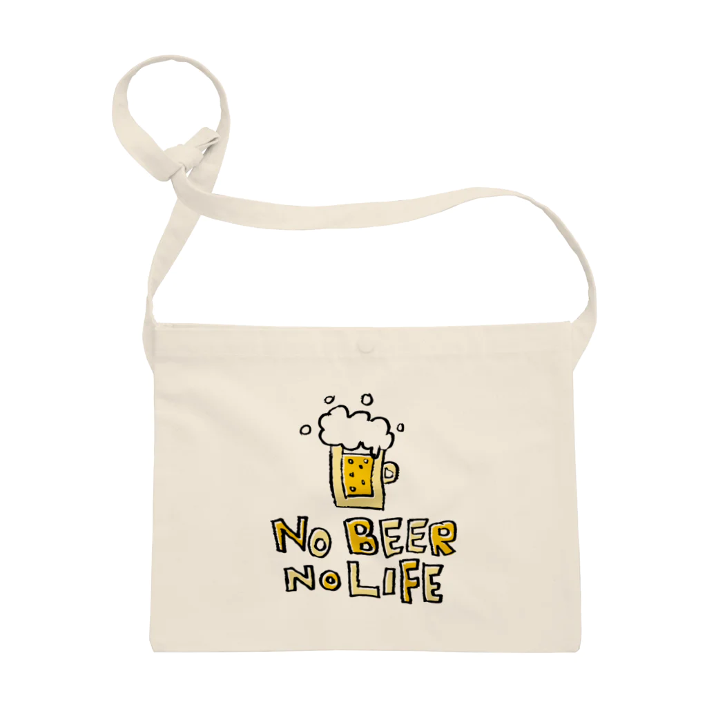 無彩色デザイン販売所のChildren's Art / ノービールノーライフ NO BEER NO LIFE Sacoche