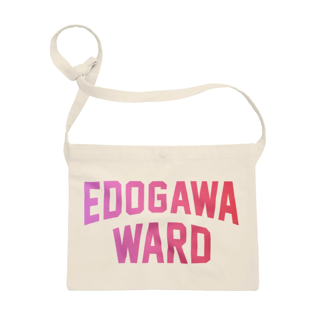 JIMOTOE Wear Local Japanの 江戸川区 EDOGAWA WARD サコッシュ