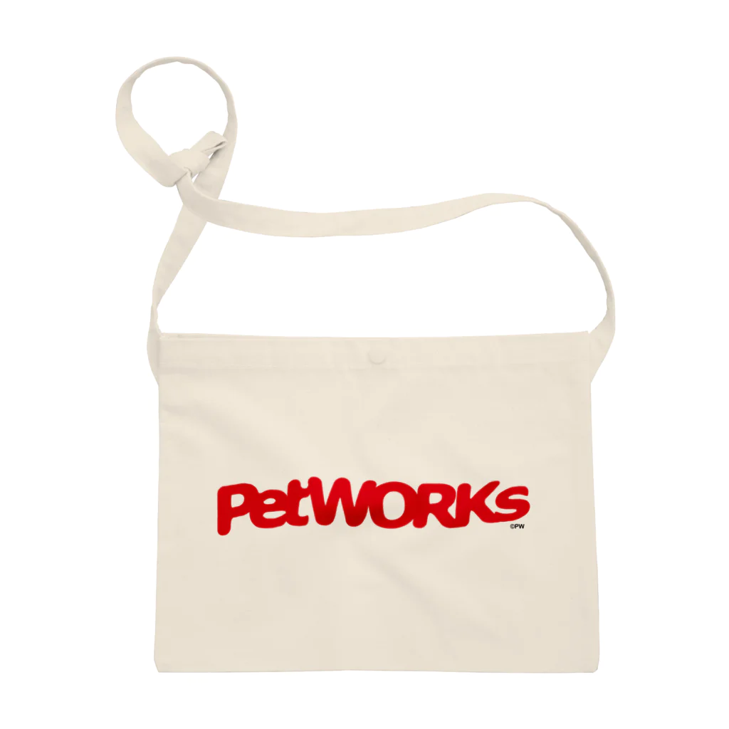 PetWORKs SUZURI ShopのPetWORKs LOGO サコッシュ