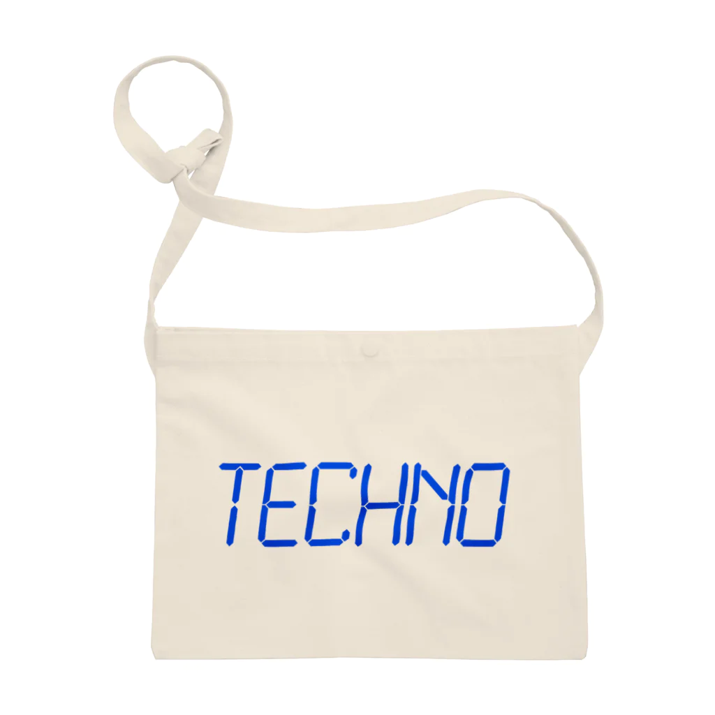 Day_and_postersのTechno  サコッシュ