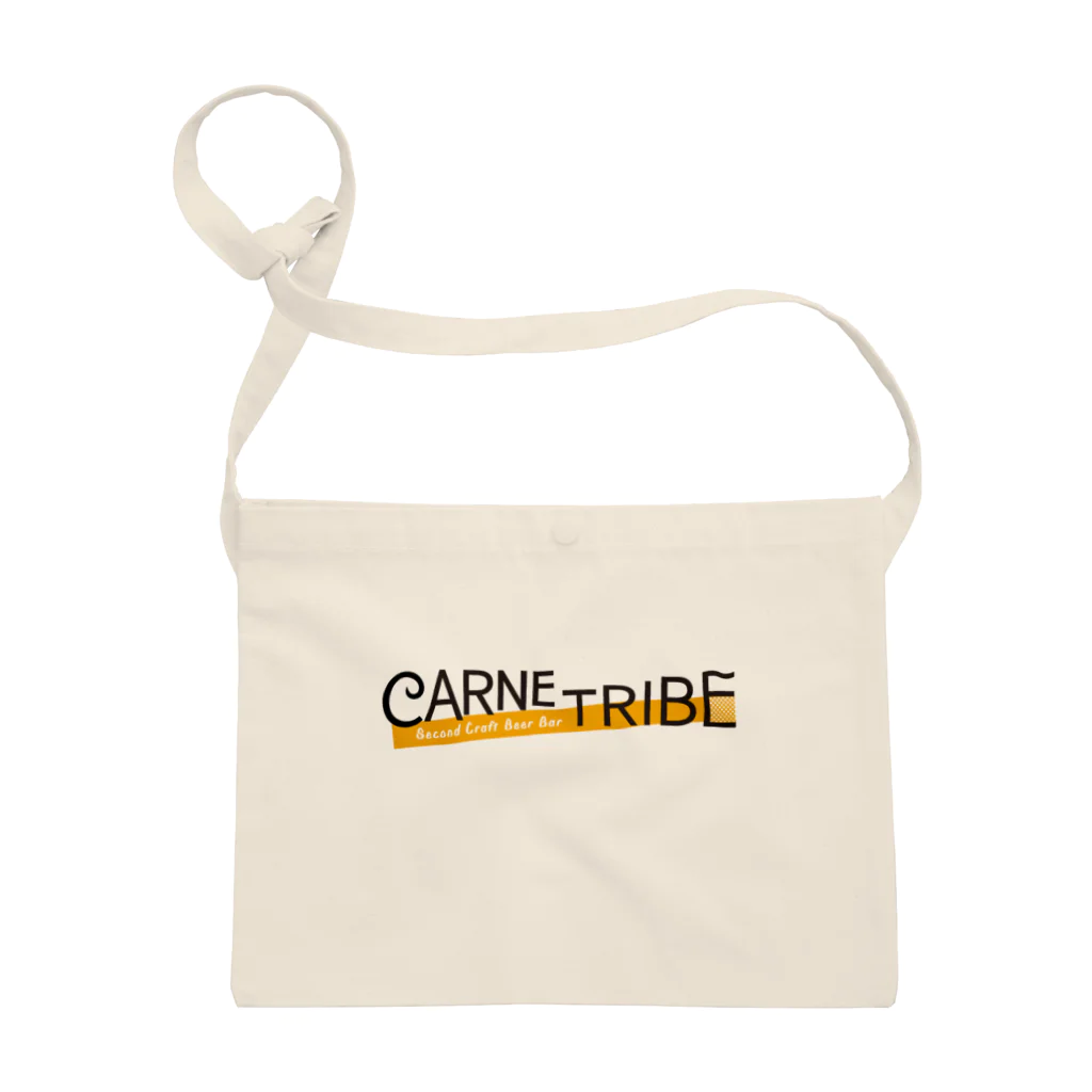 CarneTribe second カルネトライブセカンドクラフトビアバーのCarneTribe カラーロゴ サコッシュ Sacoche