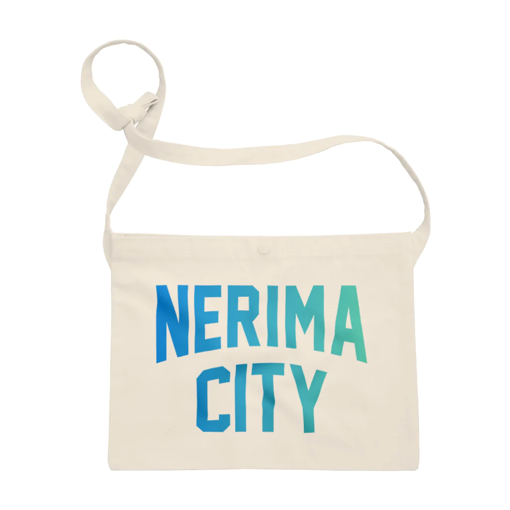 JIMOTO Wear Local Japanの練馬区 NERIMA CITY ロゴブルー サコッシュ