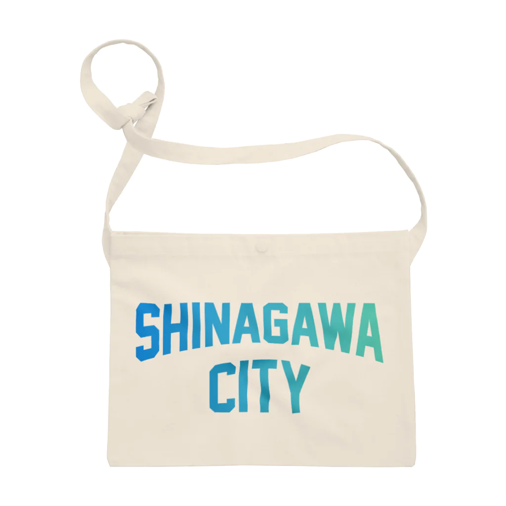 JIMOTO Wear Local Japanの品川区 SHINAGAWA CITY ロゴブルー サコッシュ