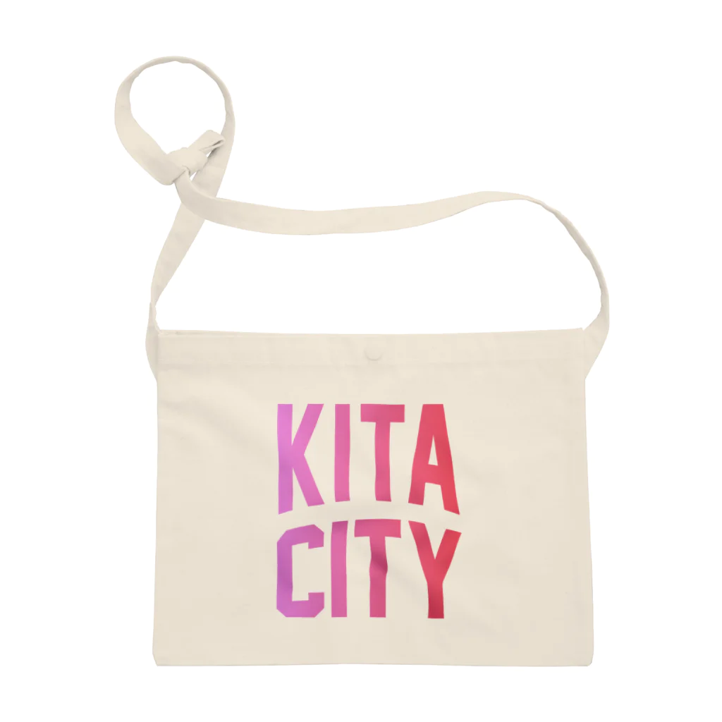 JIMOTO Wear Local Japanの北区 KITA CITY ロゴピンク サコッシュ