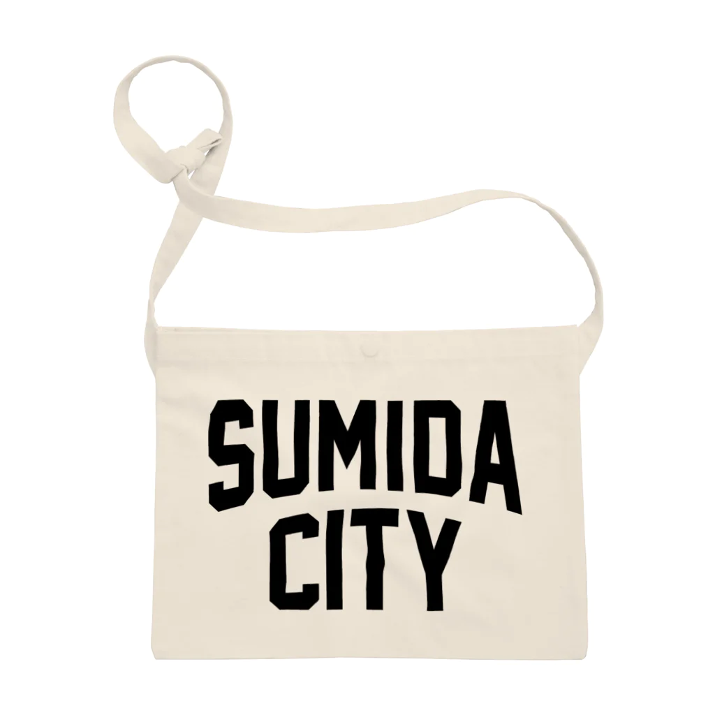 JIMOTO Wear Local Japanの墨田区 SUMIDA CITY ロゴブラック サコッシュ