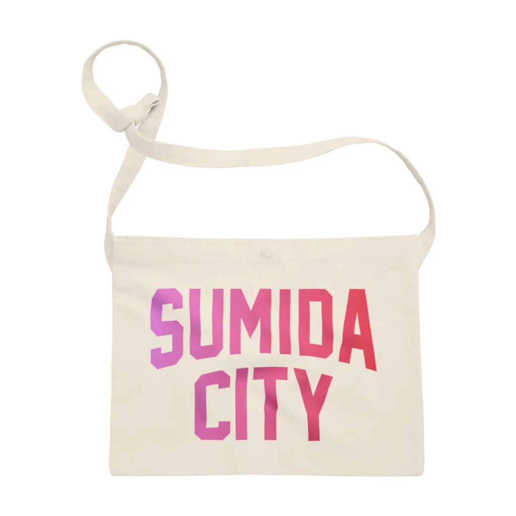 JIMOTO Wear Local Japanの墨田区 SUMIDA CITY ロゴピンク サコッシュ