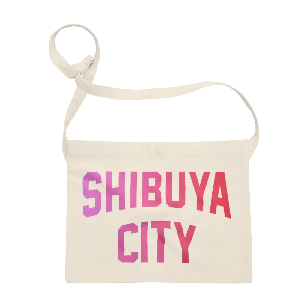 JIMOTO Wear Local Japanの渋谷区 SHIBUYA WARD ロゴピンク サコッシュ