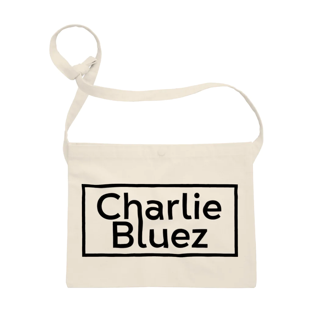 Charlie Bluez StoreのCharlieBluezロゴデザイン サコッシュ