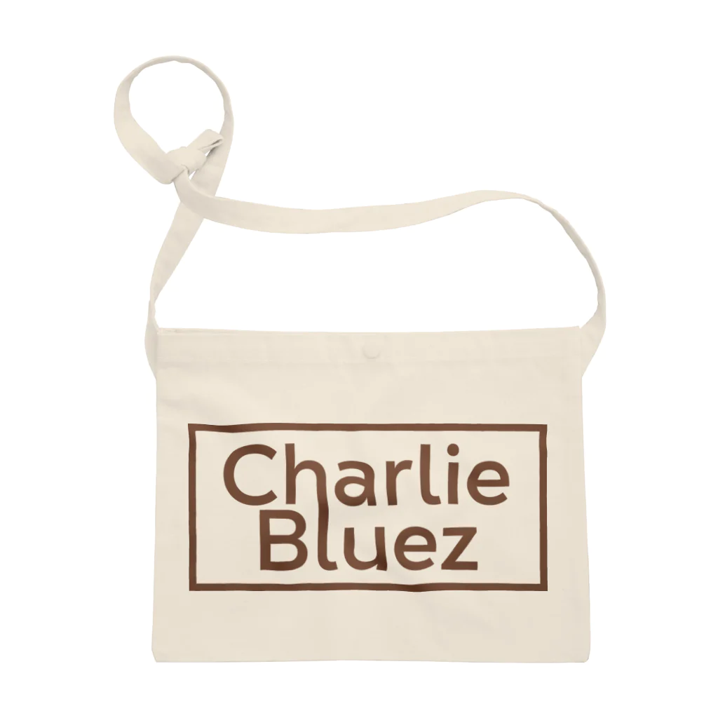 Charlie Bluez StoreのCharlieBluezロゴデザイン サコッシュ