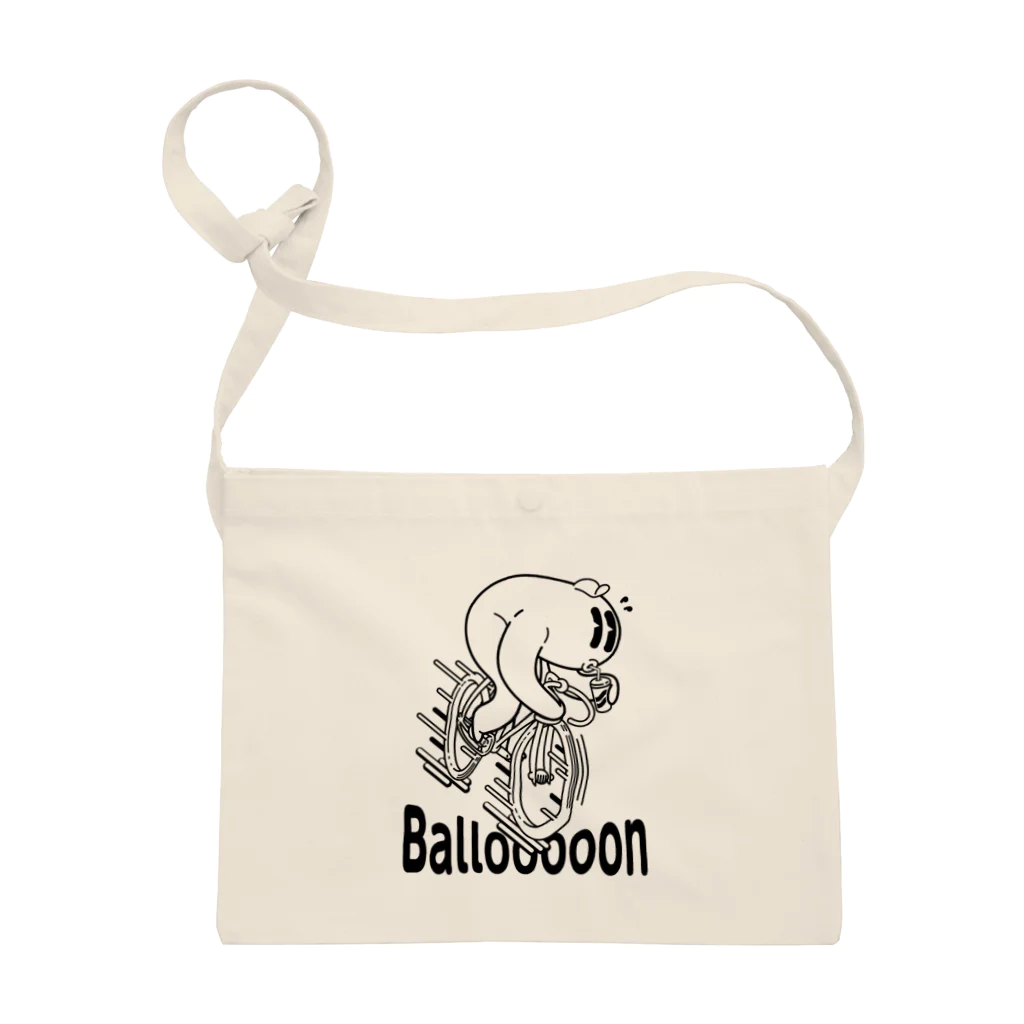 nidan-illustrationの"Ballooooon" #1 サコッシュ