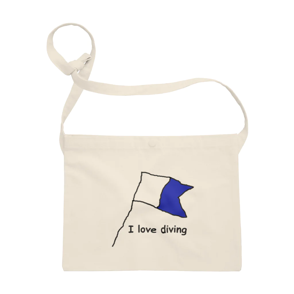 love-natureのi love diving サコッシュ