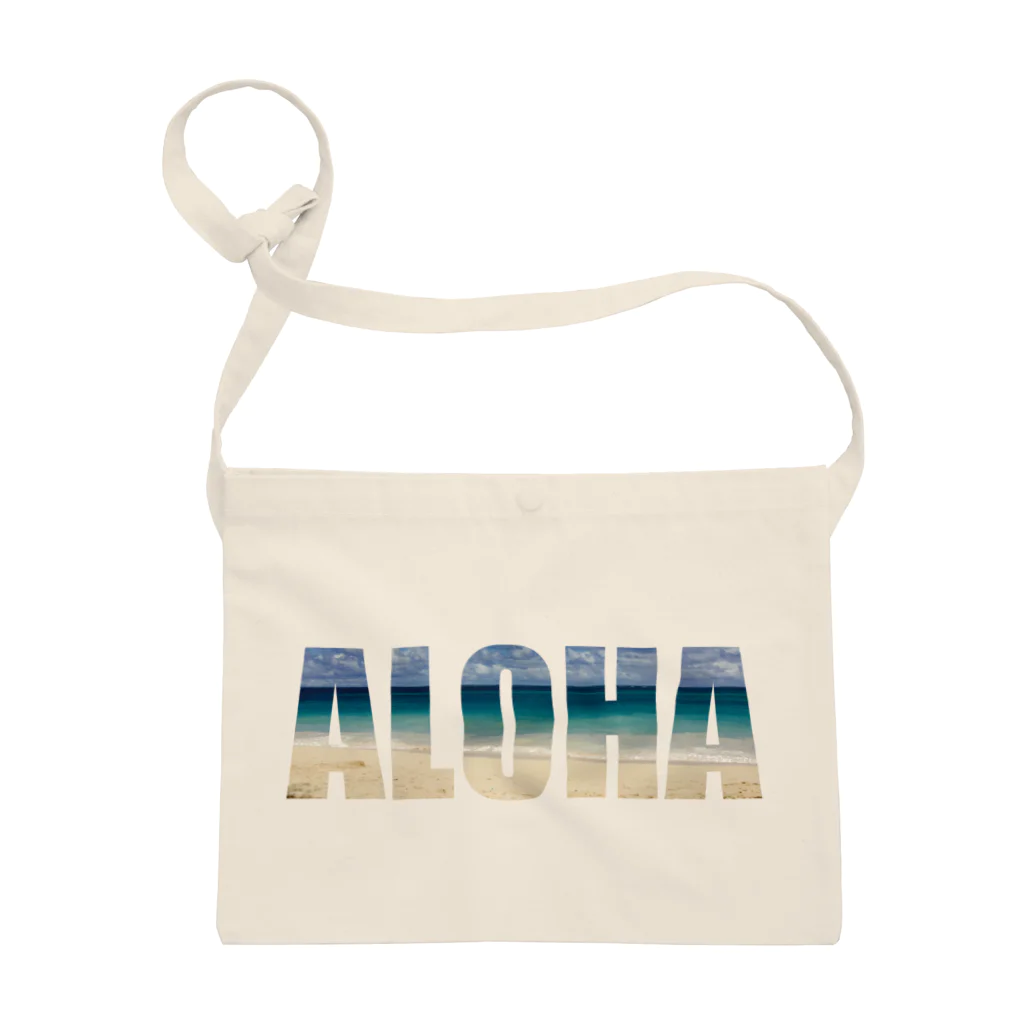 aloha808mahaloのALOHA × ビーチ＠ハワイ Sacoche
