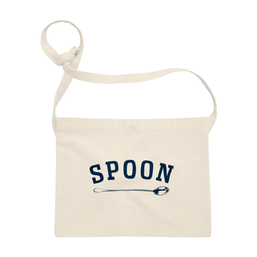 LONESOME TYPE ススのSPOON (NAVY) Sacoche