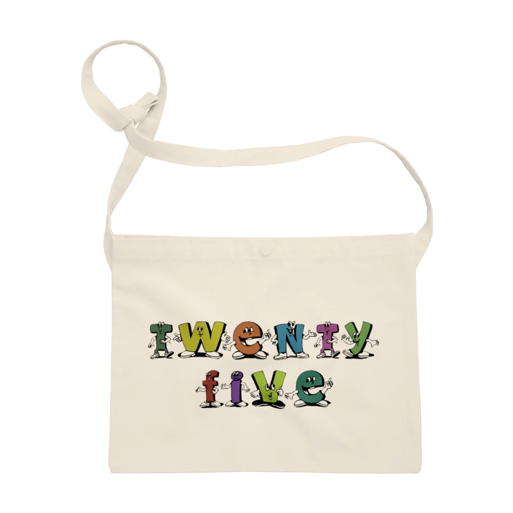 TwentyFive officialのTwentyFive logo item サコッシュ