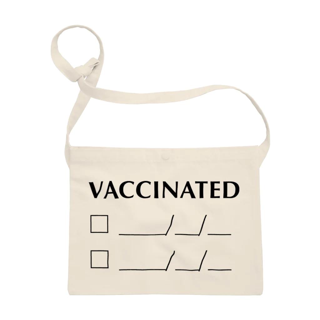 Vaccinated2021のワクチン接種確認 Vaccinated check サコッシュ