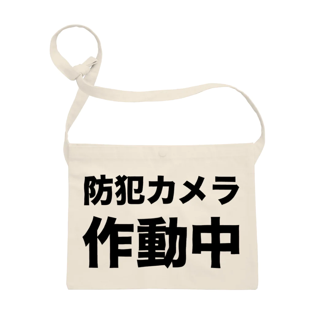 風天工房の防犯カメラ作動中（黒） 사코슈