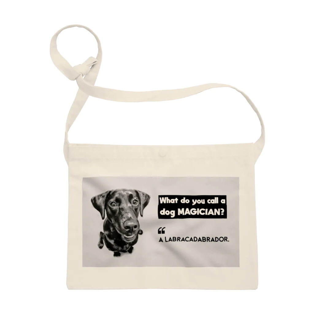 Black Labradors MatterのLabracadabrador サコッシュ