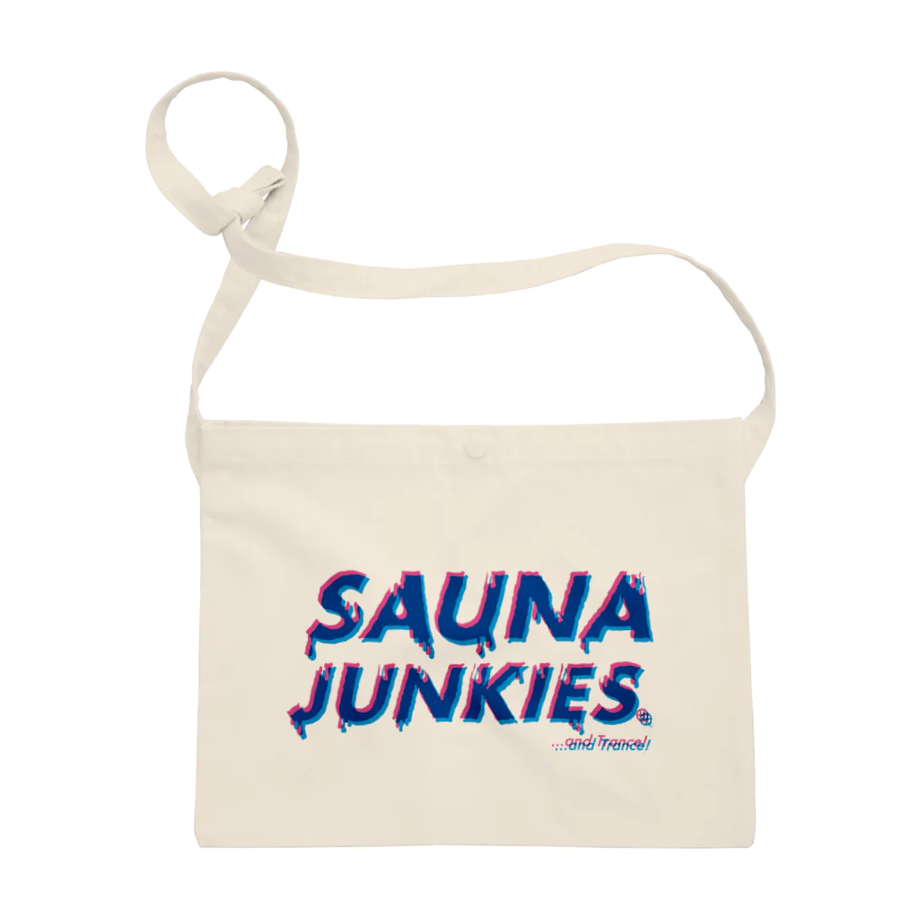 SAUNA JUNKIES | サウナジャンキーズの メルティー・ロゴ（トランスカラー/ライト) サコッシュ