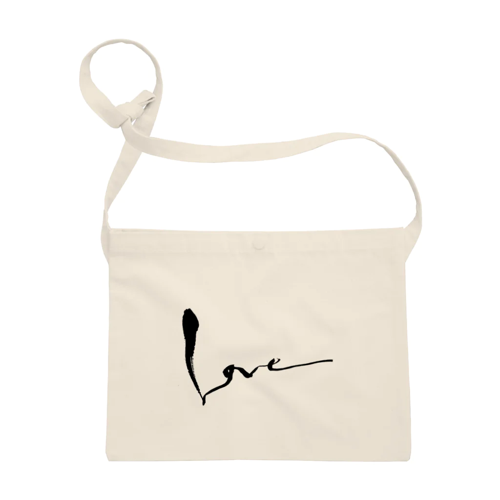 Calligraphy logoのLove サコッシュ