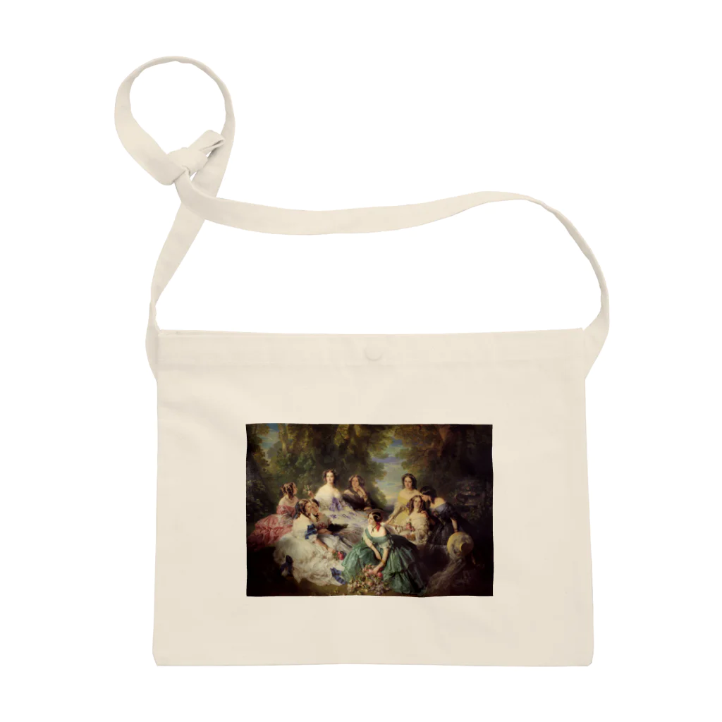 世界の絵画アートグッズのフランツ・ヴィンターハルター《侍女に囲まれたウジェニー皇后》 サコッシュ