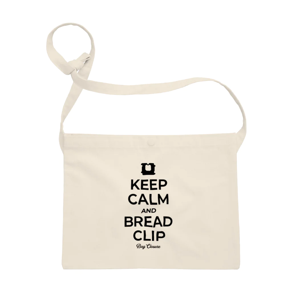 【予告】Tシャツ1,000円引きセール★6月8日(土)12:00スタート！！！★kg_shopのKEEP CALM AND BREAD CLIP [ブラック] Sacoche