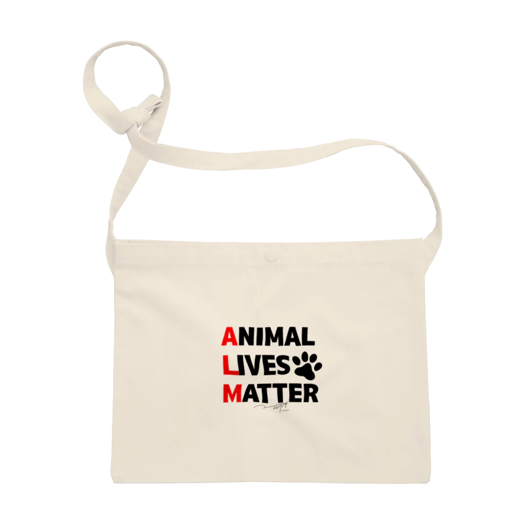 HGA48 動物愛護チャリティーグッズのAnimal Lives Matter サコッシュ